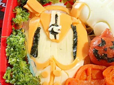 チーズ大好き長男に捧げる仮面ライダードライブ弁当